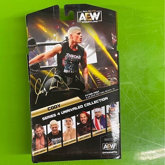 CODY RHODES AEW Unrivaled Collection Series 4 #29 (Throne Breaker) Action Figure